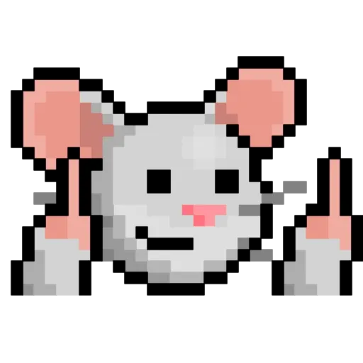 Стикер 8 Mouse Animated