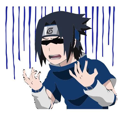 Обложка набора Анимированный набор эмоджи по аниме «Naruto Наруто»
