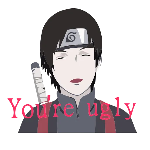 Стикер 8 Анимированный набор эмоджи по аниме «Naruto Наруто»