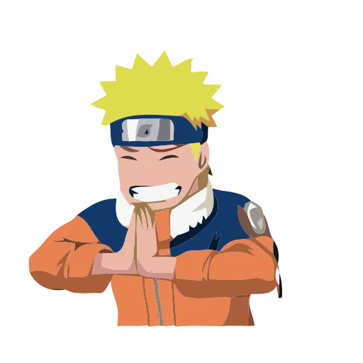 Стикер 15 Анимированный набор эмоджи по аниме «Naruto Наруто»