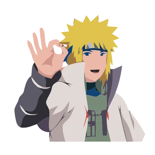 Стикер 10 Анимированный набор эмоджи по аниме «Naruto Наруто»