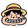 Стикер 4 😁 One Piece - эмоджи Ван пис