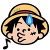 Стикер 3 😁 One Piece - эмоджи Ван пис