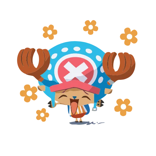 Стикер 15 Анимированный набор эмоджи по аниме «One Piece Ван Пис»