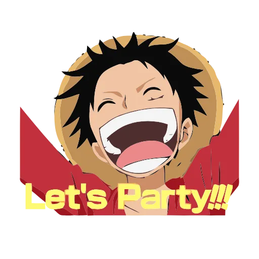 Стикер 2 Анимированный набор эмоджи по аниме «One Piece Ван Пис»