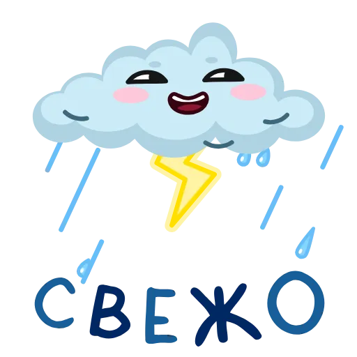 Стикер 7 Анимированный набор эмоджи с открытками