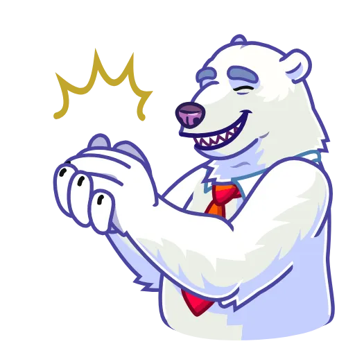 Стикер 6 Polar Bear