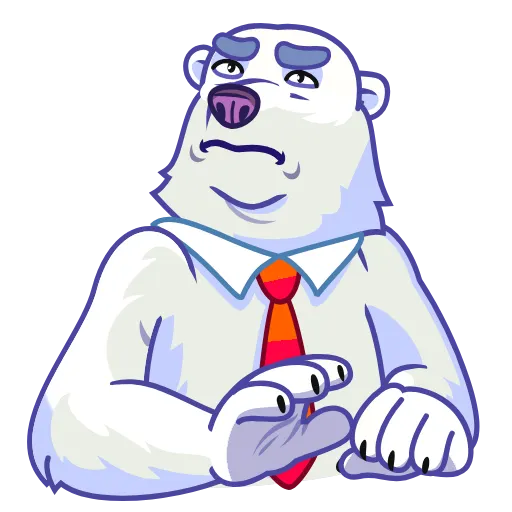 Стикер 9 Polar Bear