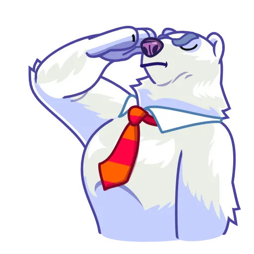 Стикер 15 Polar Bear