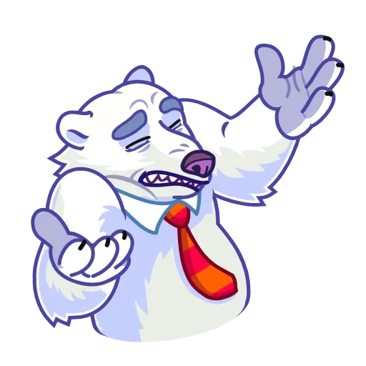 Стикер 18 Polar Bear