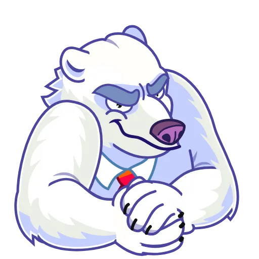 Стикер 20 Polar Bear