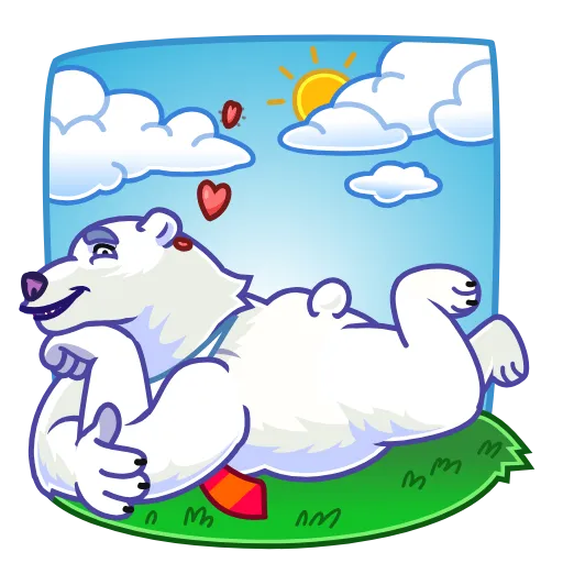 Стикер 19 Polar Bear