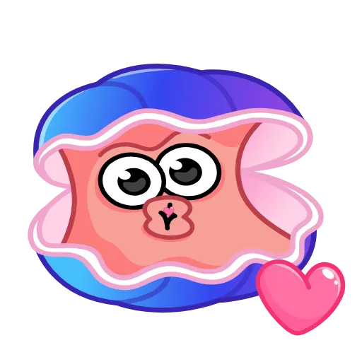 😘 Эмодзи «Ракушка» для Telegram