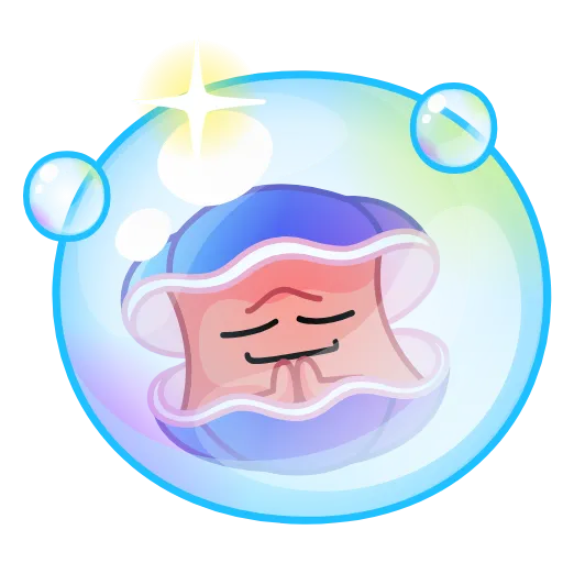 😇 Эмодзи «Ракушка» для Telegram