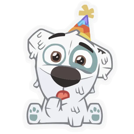 Стикер 49 animals #animeted #cute #our #static #vector #vk