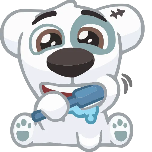 Стикер 25 animals #animeted #cute #our #static #vector #vk
