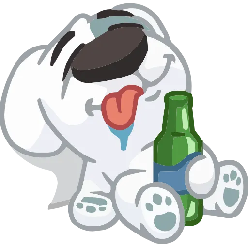 Стикер 57 animals #animeted #cute #our #static #vector #vk