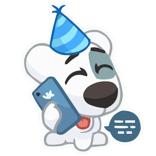 Стикер 43 animals #animeted #cute #our #static #vector #vk
