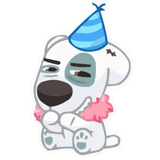 Стикер 35 animals #animeted #cute #our #static #vector #vk