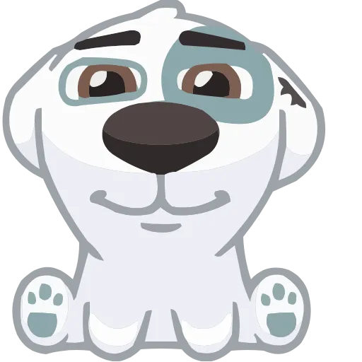 Стикер 20 animals #animeted #cute #our #static #vector #vk