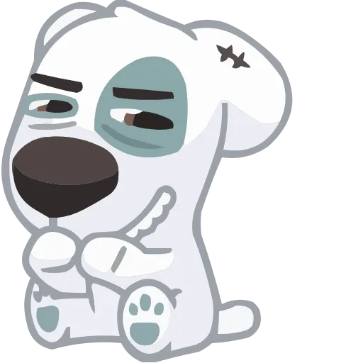 Стикер 14 animals #animeted #cute #our #static #vector #vk