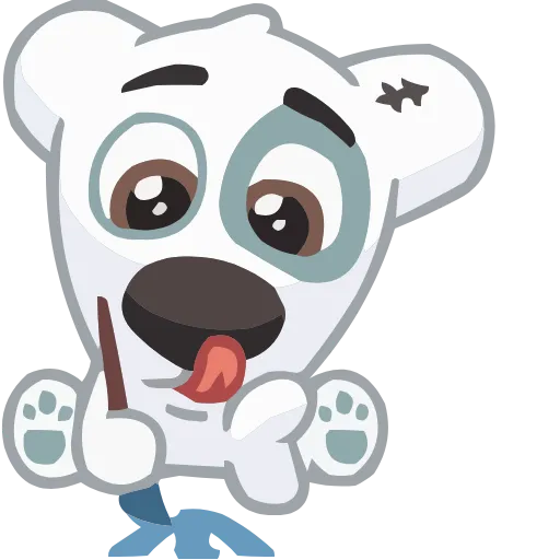 Стикер 26 animals #animeted #cute #our #static #vector #vk