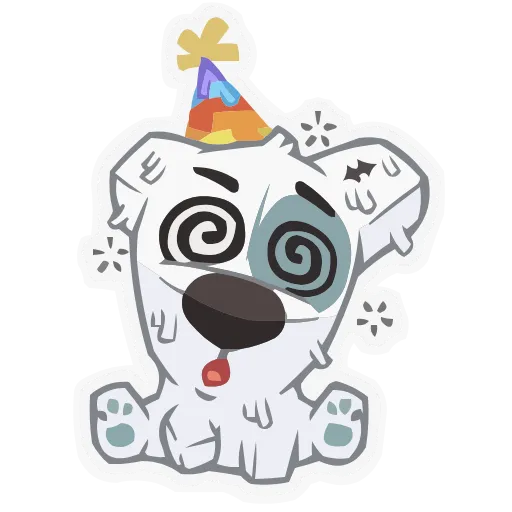 Стикер 48 animals #animeted #cute #our #static #vector #vk