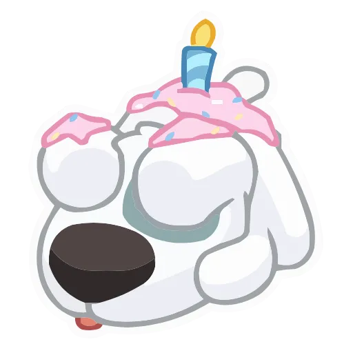 Стикер 54 animals #animeted #cute #our #static #vector #vk