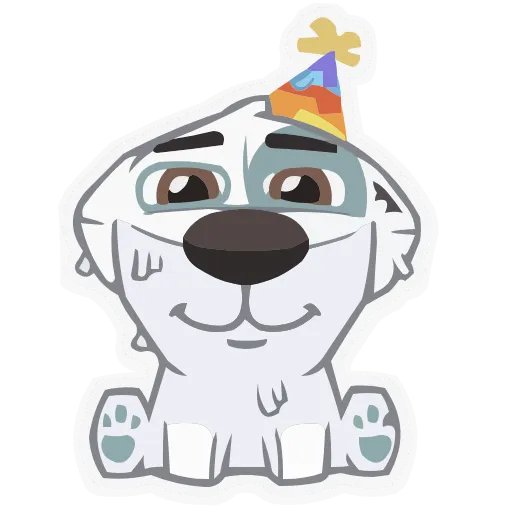 Стикер 50 animals #animeted #cute #our #static #vector #vk
