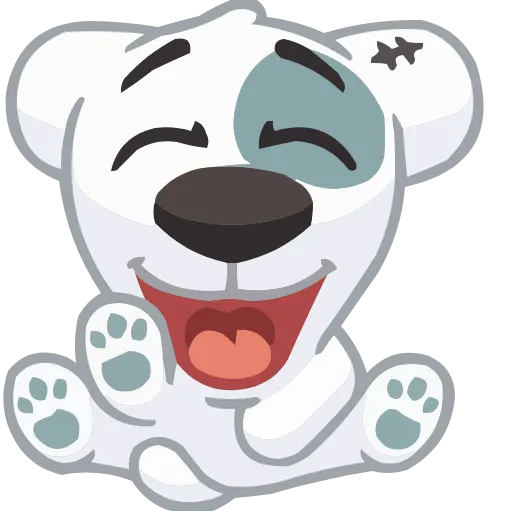 Стикер 5 animals #animeted #cute #our #static #vector #vk