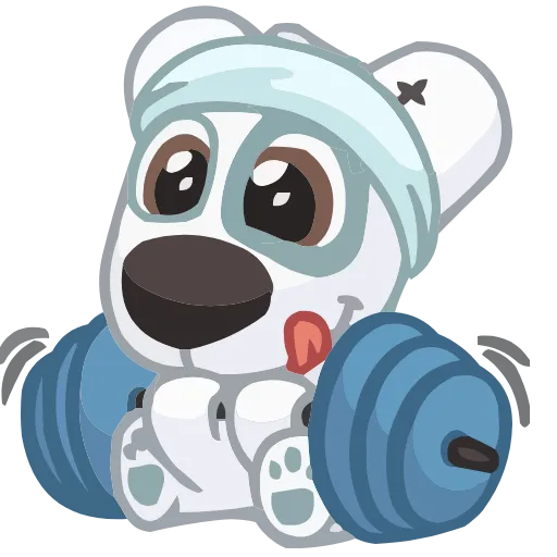 Стикер 22 animals #animeted #cute #our #static #vector #vk
