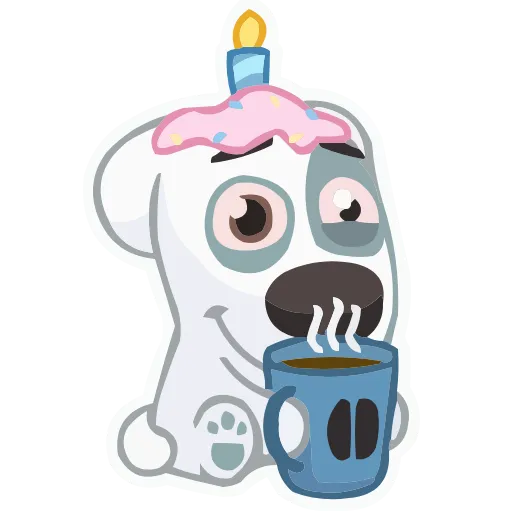 Стикер 31 animals #animeted #cute #our #static #vector #vk