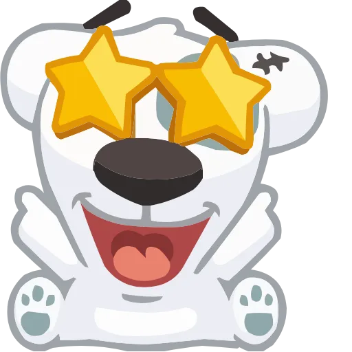 Стикер 29 animals #animeted #cute #our #static #vector #vk