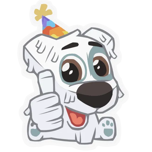 Стикер 47 animals #animeted #cute #our #static #vector #vk