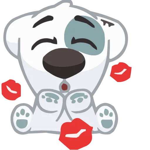 Стикер 8 animals #animeted #cute #our #static #vector #vk