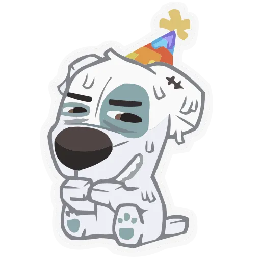 Стикер 41 animals #animeted #cute #our #static #vector #vk
