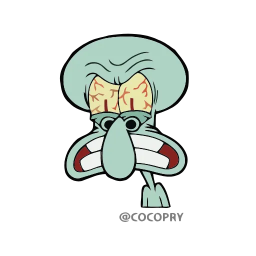😤 Эмодзи «Squidward» для Telegram