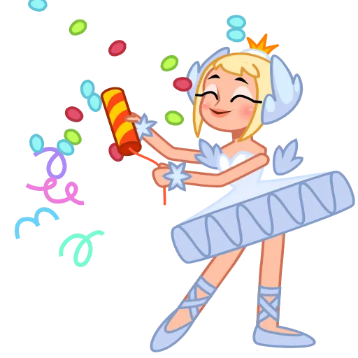 🎉 Стикер «Лебединое озеро» для Telegram