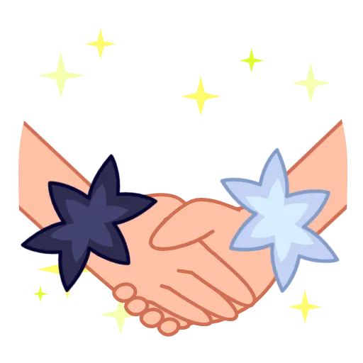 🤝 Стикер «Лебединое озеро» для Telegram