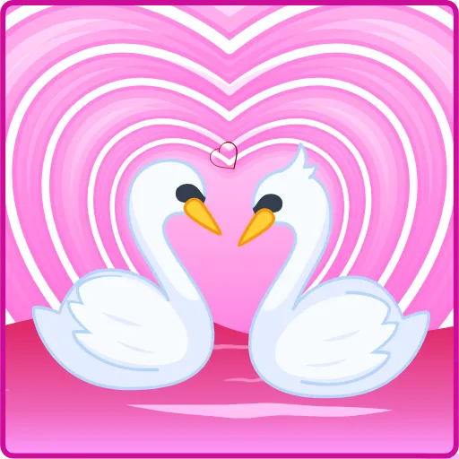 🦢 Стикер «Лебединое озеро» для Telegram
