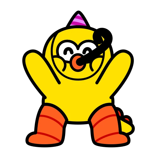 🥳 Стикер «Цып» для Telegram