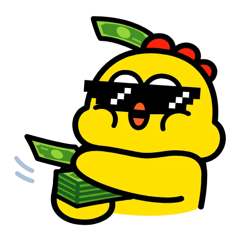 🤑 Стикер «Цып» для Telegram