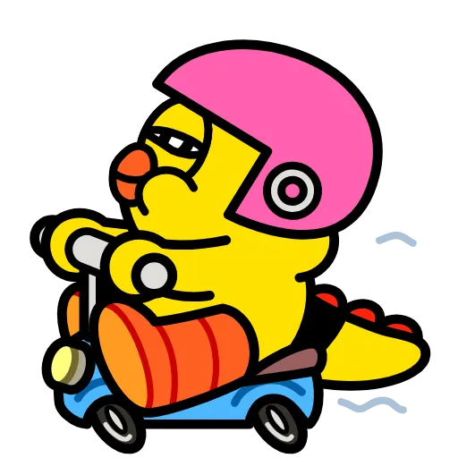 🏍 Стикер «Цып» для Telegram