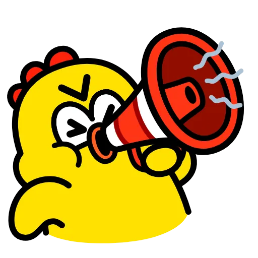 📣 Стикер «Цып» для Telegram