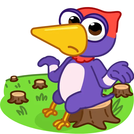 Стикер 7 Woodpecker