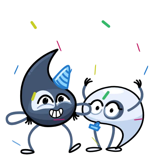 Стикер 3 Yin Yang