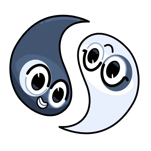 Стикер 10 Yin Yang