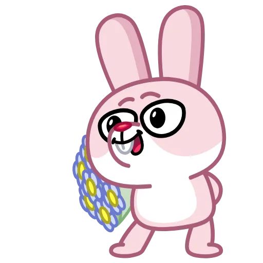 💐 Эмодзи «Зая» для Telegram