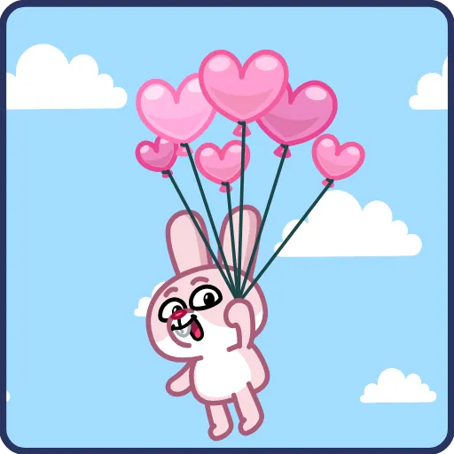 🎈 Эмодзи «Зая» для Telegram