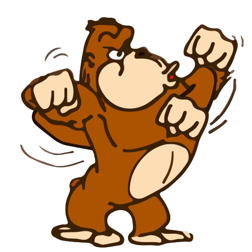 🐵 Стикер «Animated Animals part 2» для Telegram